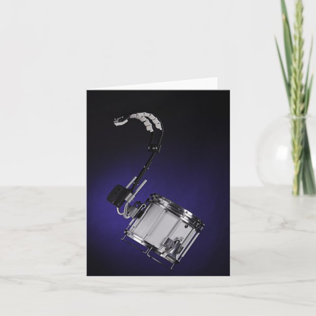 Cartão Marching Drum Greeting Card or Note Card (Frente)