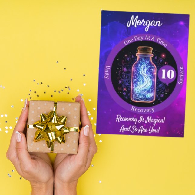 Cartão Marco de Recuperação Mística Personalizado (Criador carregado)