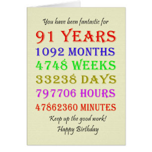 Cartão Marcos de Aniversário do 91rua