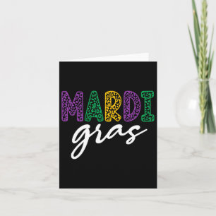 Cartão Mardi Gras 2024 Mulheres Meninas Máscaras Miçangas