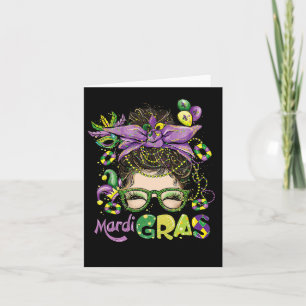 Cartão Mardi Gras Shirt Women