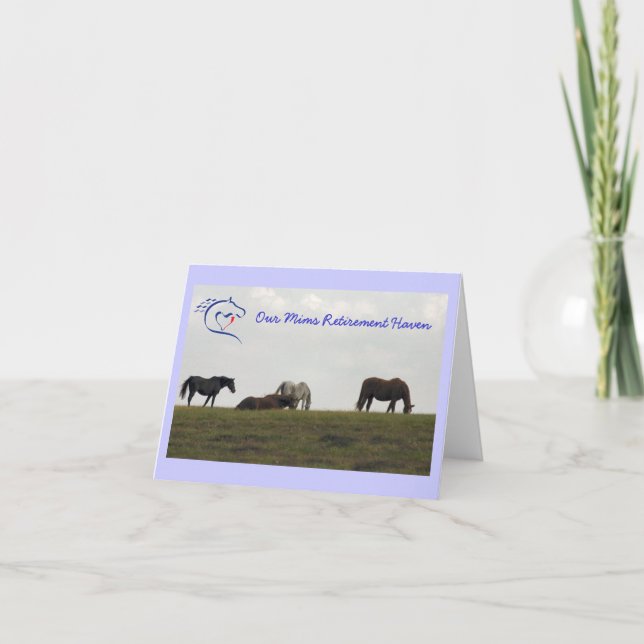 Cartão Mares no Morro - Azul (Frente)