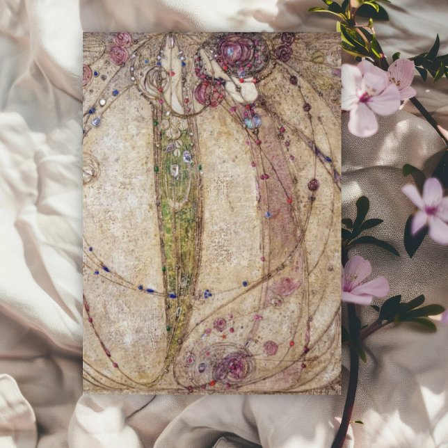 Cartão Margaret MacDonald A Rosa vermelha e a Rosa Branca (Criador carregado)