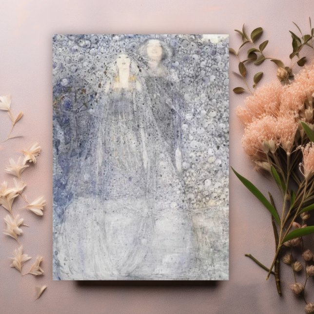 Cartão Margaret MacDonald Mackintosh Maçãs Prateadas  (Criador carregado)