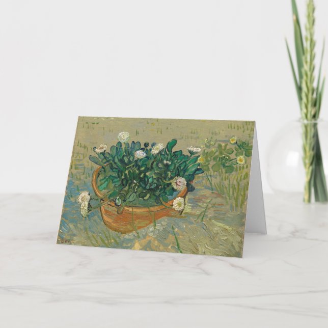 Cartão Margaridas, Arles | Vincent van Gogh (Frente)