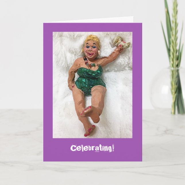 Cartão Margarita Girl Birthday Card (Frente)