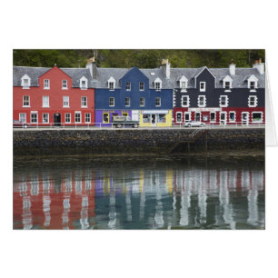 Cartão Margem, Tobermory, Ilha de Mull, Escócia,