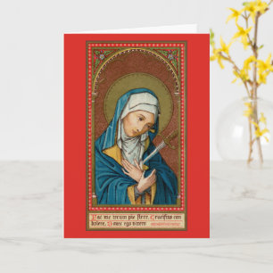 Cartão Maria como Mater Dolorosa (Mãe das Dores) (SAU20)