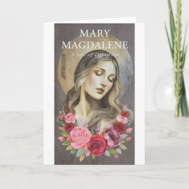 CARTÃO MARIA MADALENA UMA VIDA DE DEVOCIÓN