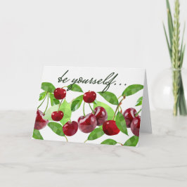 Cartão Marian Cherry para a coragem