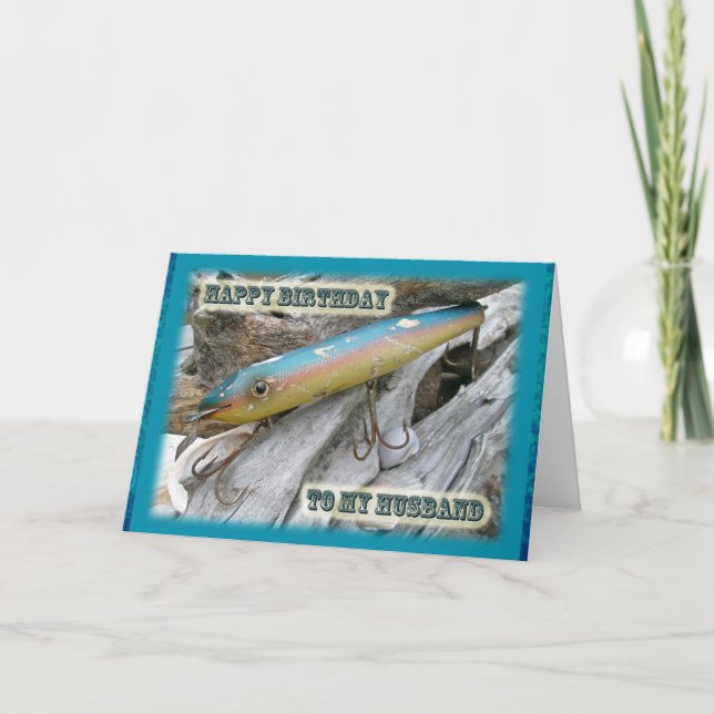Cartão Marido Birthday Point Jude Cape Codder Lure (Frente)