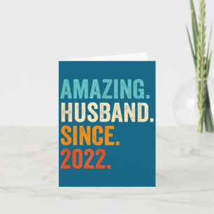 Cartão Marido Desde 2022 3ª Arte de Casamento