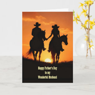 Cartão Marido Feliz Dia dos Pais Country Western
