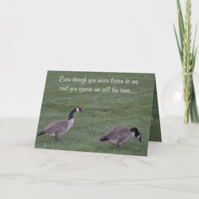 CARTÃO MARIDO QUE VOCÊ NUNCA OUVE DIA DE OS PAIS (Frente)