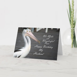 Cartão Maridos Aniversário Pelicanos