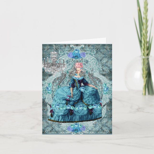 Cartão Marie Antoinette Rainha da França (Frente)