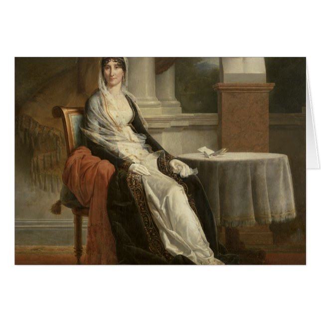 Cartão Marie-Laetitia Ramolino 1803 (Frente Horizontal)
