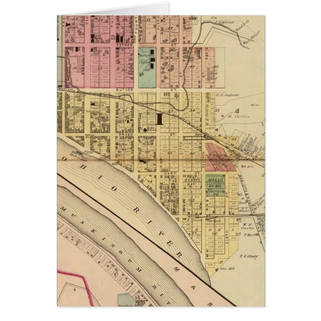 Cartão Marietta, Ohio (Frente)