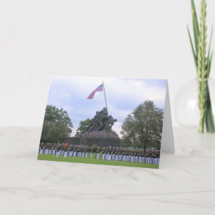 Cartão Marines at Iwo Jima Statue,Card