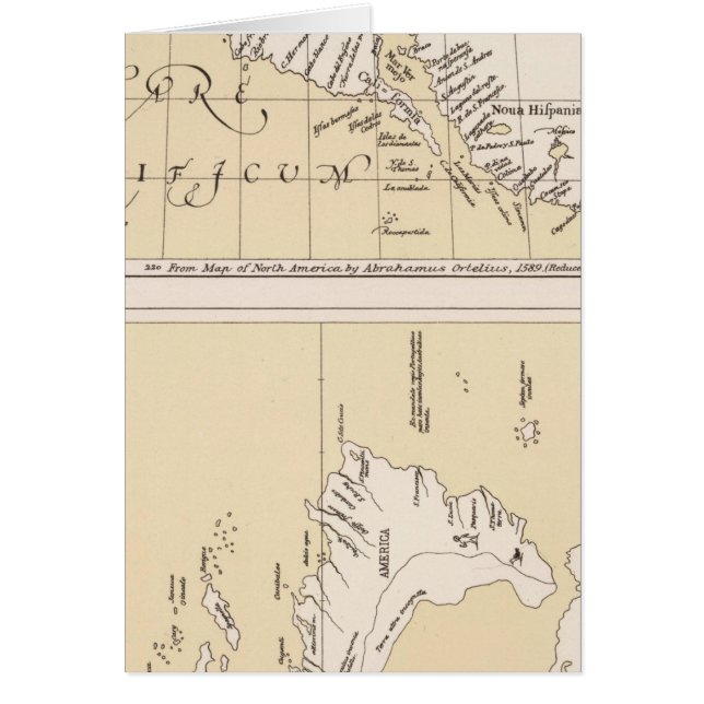 Cartão Maris Pacifici, América (Frente)