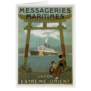 Cartão Maritimes de mensagens "Japon Extreme-Orient"