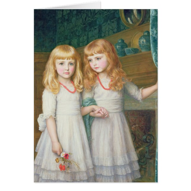 Cartão Marjorie e Lettice Wormald (Frente)