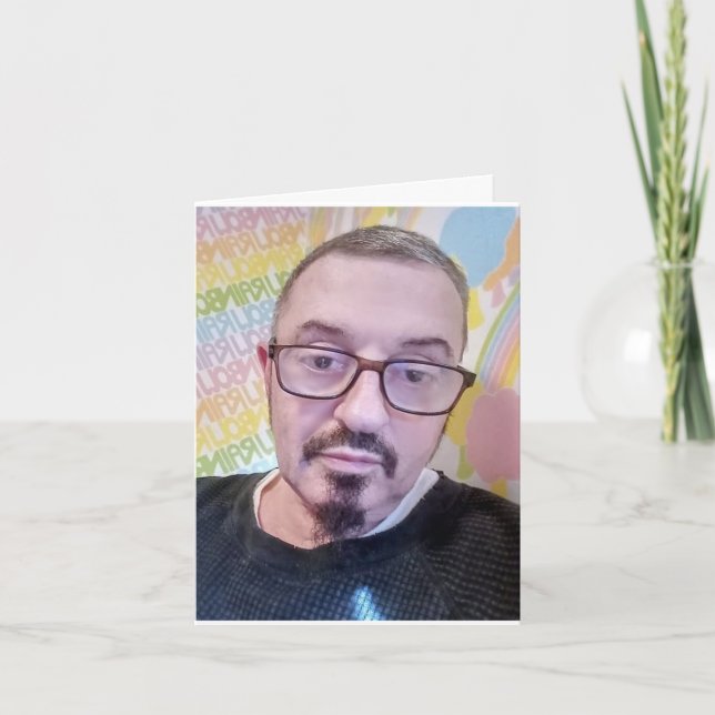 Cartão Mark Edward Westerfield age 72 card   (Frente)