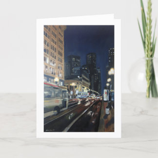 Cartão "Market Street" by Trina Chow