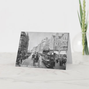 Cartão Market Street, Manchester, c.1910