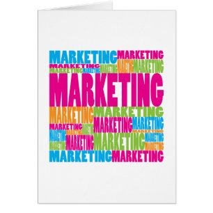 Cartão Marketing colorido