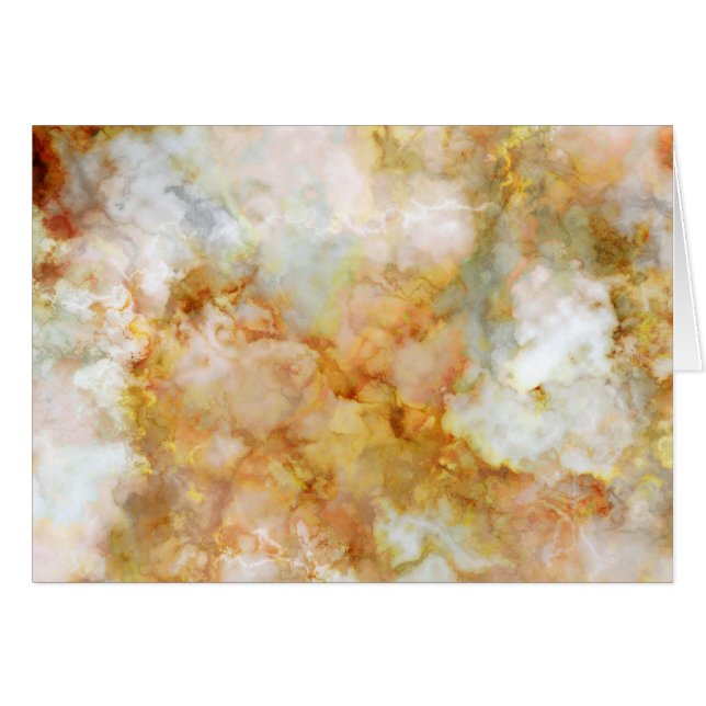 Cartão Mármaco Dourado com Êxito (Frente Horizontal)