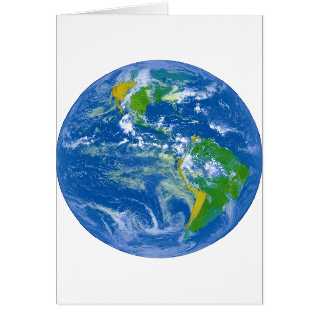 Cartão Mármore azul grande de NASAs (Frente)