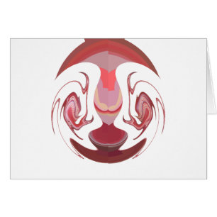 Cartão Maroon Majestade: Radiância Russa Texturizada Afri