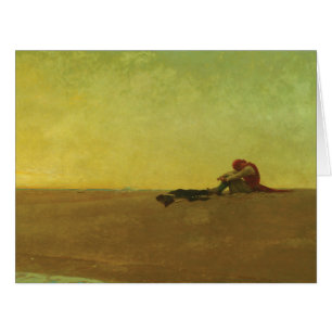 Cartão Marooned por Howard Pyle