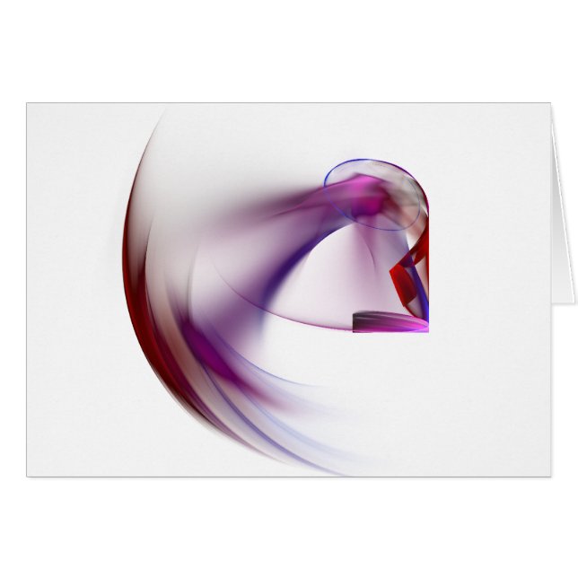 Cartão maroonish (Frente horizontal)