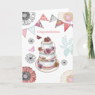 Cartão Marriage greeting card