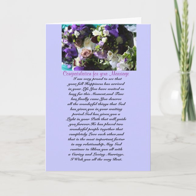 Cartão Marrige (Frente)