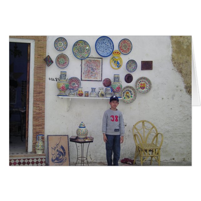 Cartão Marrocos mew (Frente Horizontal)