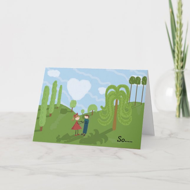 Cartão Marry Me Note Card from Tracey Smith Studios (Frente)