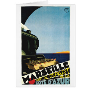 Cartão Marselha / Marselha - Viagem Cote D Azur França