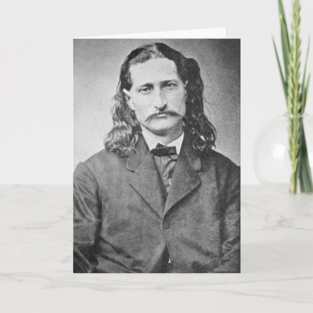 Cartão Marshal Wild Bill Hickok Old West Guncater (Frente)