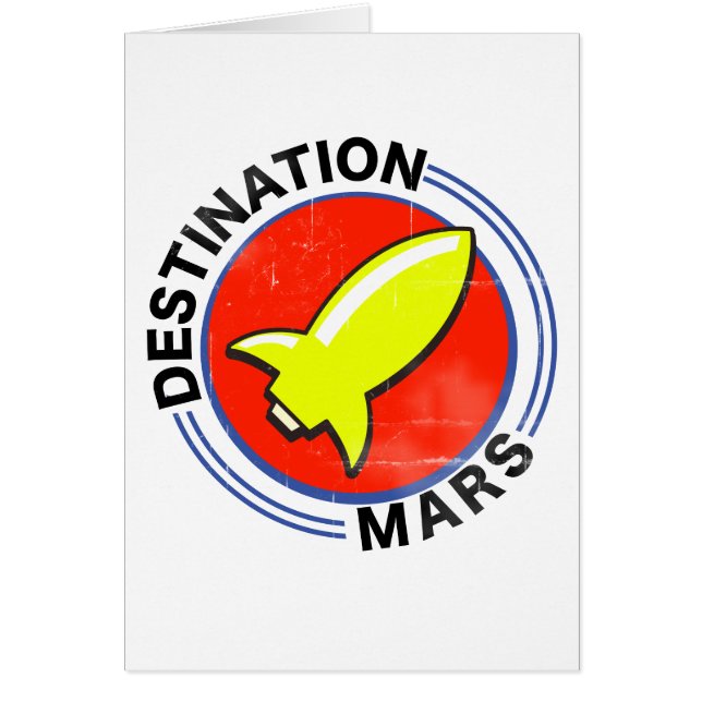 Cartão Marte de Destino (Frente)