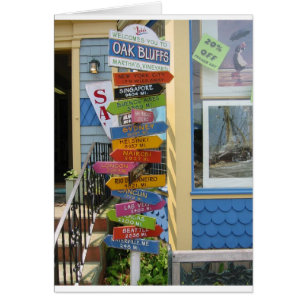 Cartão Martha's Vineyard 2