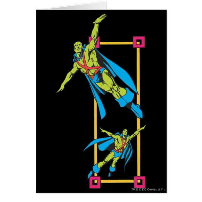 Cartão Martian Manhunter Soars (Frente)