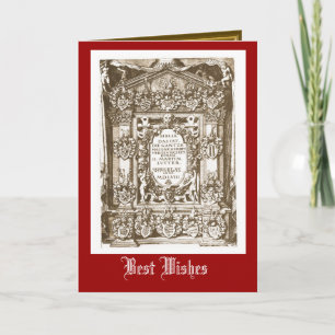 Cartão Martin Luther, 1558