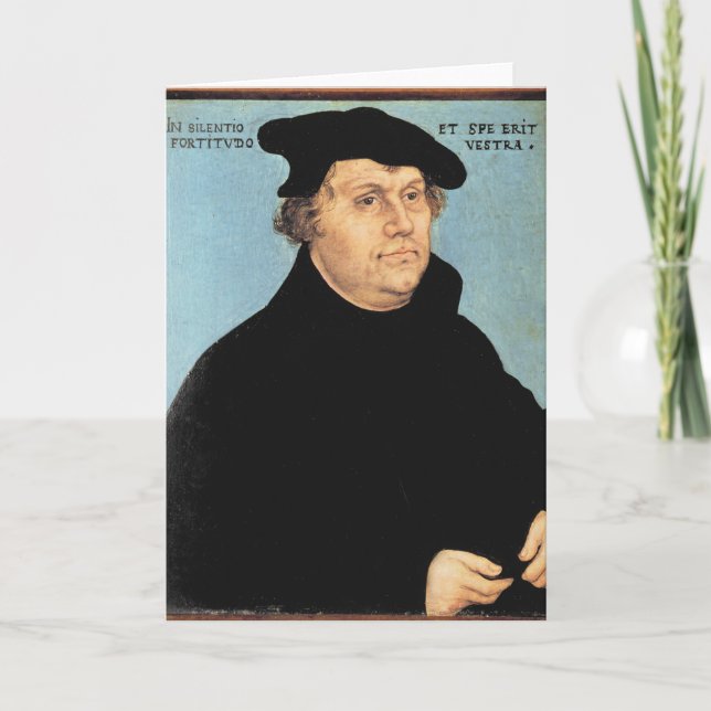 Cartão Martin Luther, c.1532 (Frente)
