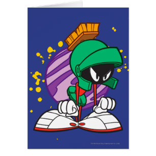 Cartão Marvin irritado