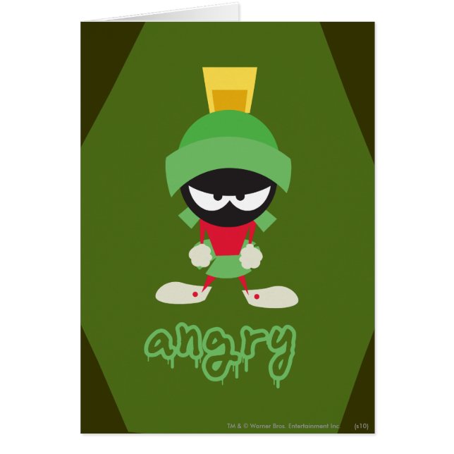 Cartão MARVIN MARTIAN™ Super Mad (Frente)
