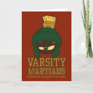 Cartão MARVIN, O MARTIAN™ Varsity Collegiate Graphic