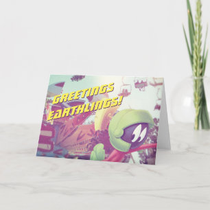 Cartão MARVIN THE MARTIAN™ On Vacation